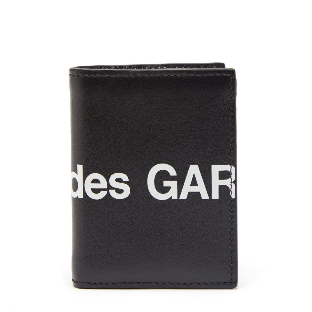 COMME DES GARÇONS WALLET Logo-print leather bi-fold cardholder