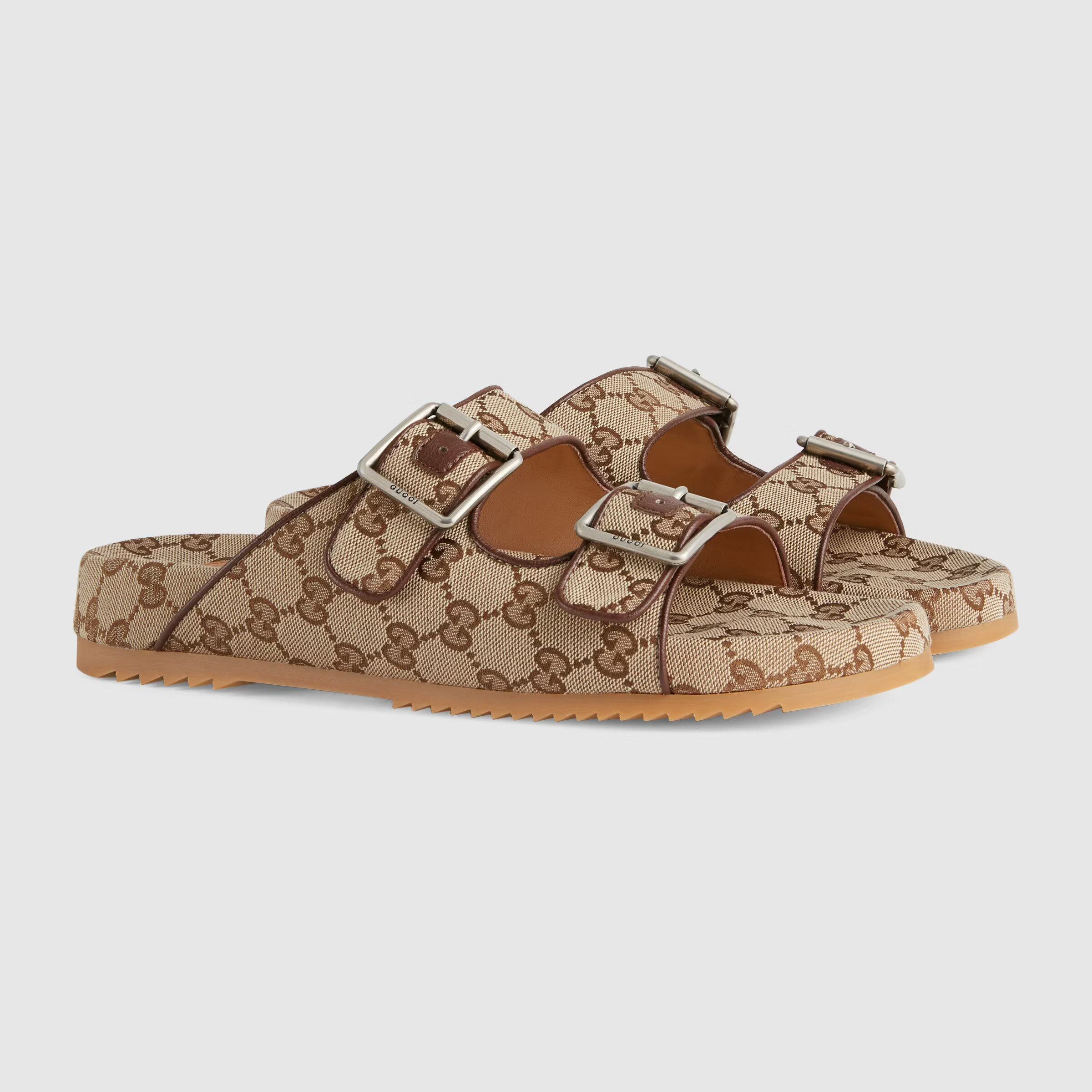 Gucci Men’s Slide Sandal With Straps