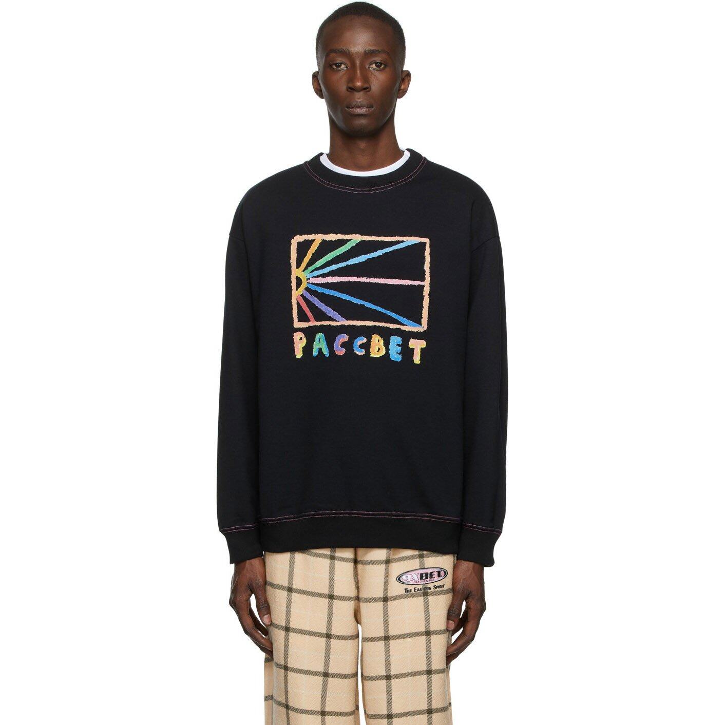 RASSVET Black Pastel Sweatshirt