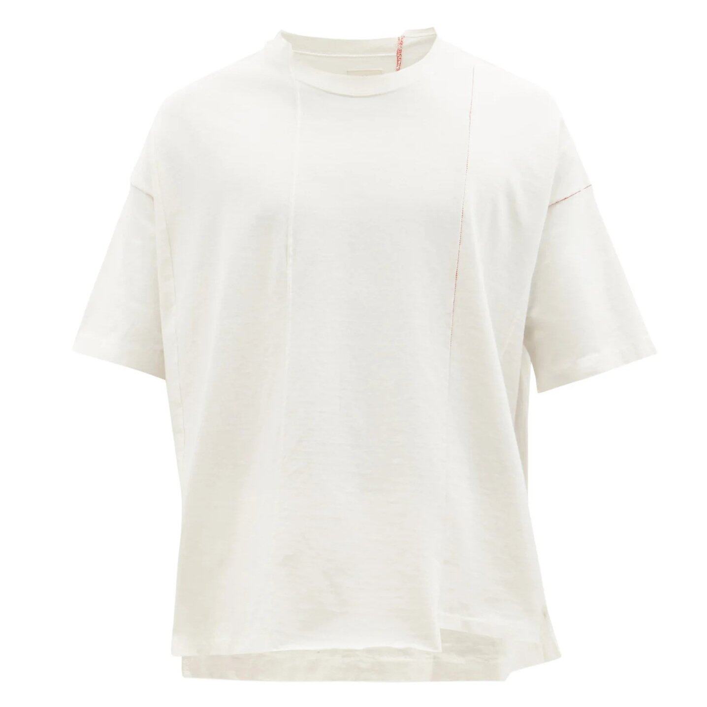 KURO Reconstructed cotton-jersey T-shirt