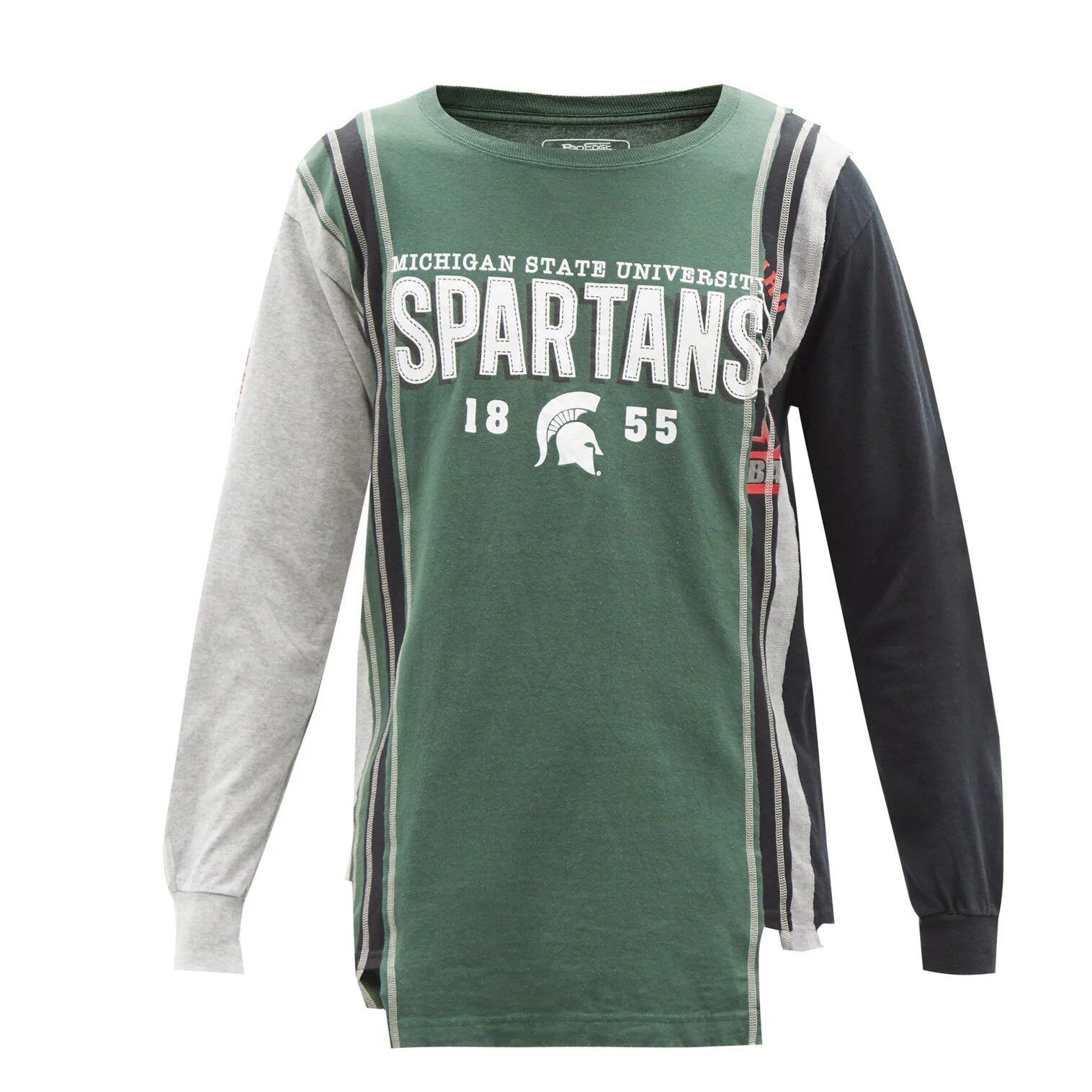 NEEDLES 7 Cuts cotton-jersey long-sleeved T-shirt NEEDLES 7 Cuts cotton-jersey long-sleeved T-shirt