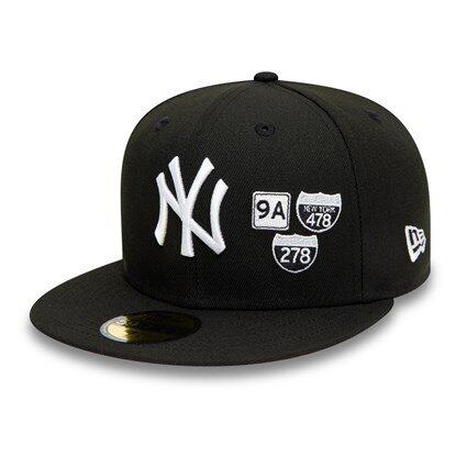 New Era New York Yankees Mlb Interstate Black 59FIFTY Cap