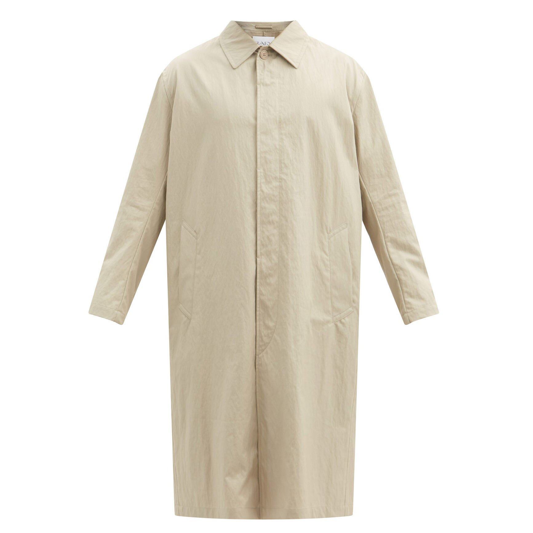 RAEY Oversized water-resistant cotton-blend trench coat