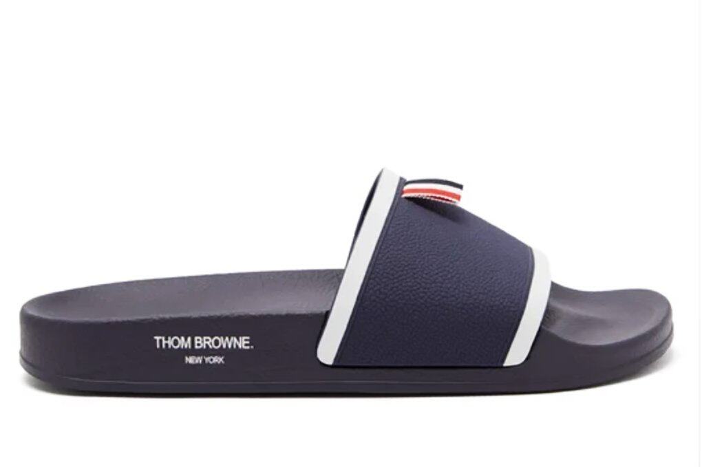 Thom Browne藍色拖鞋