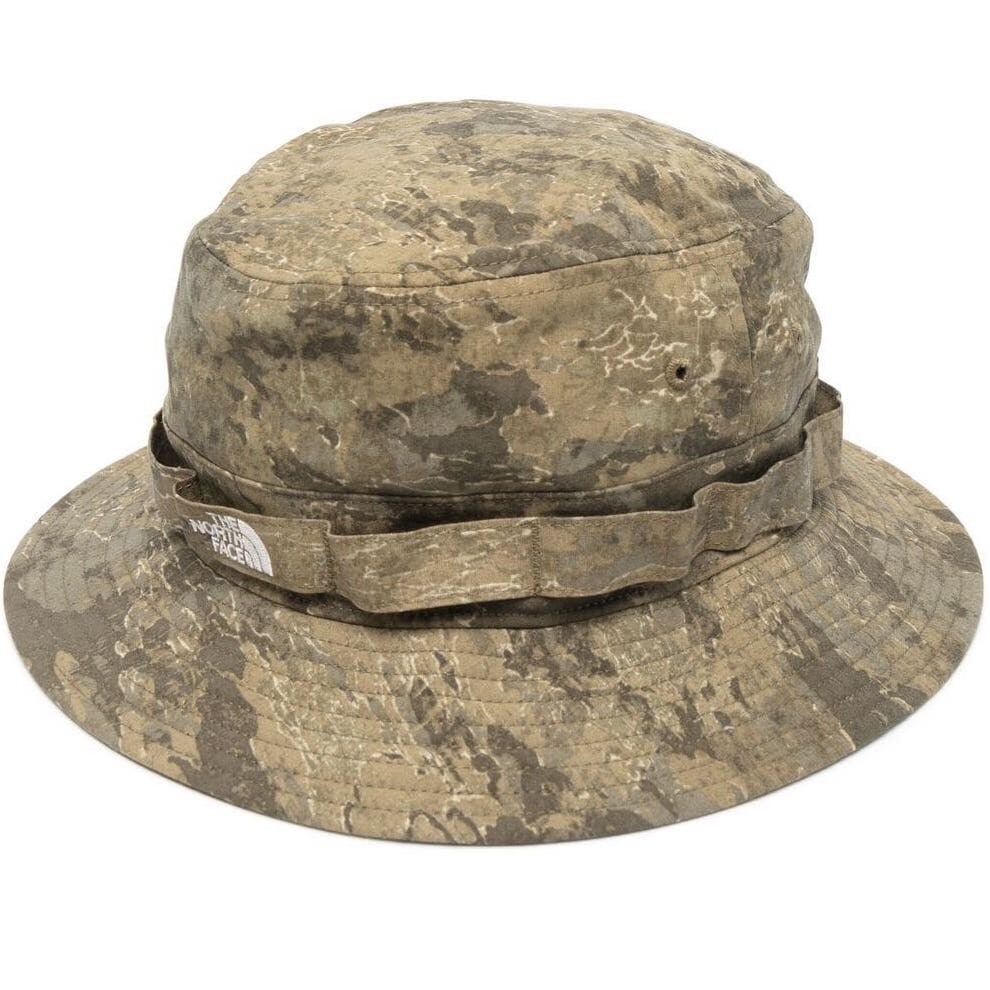 The North Face camouflage-print bucket hat