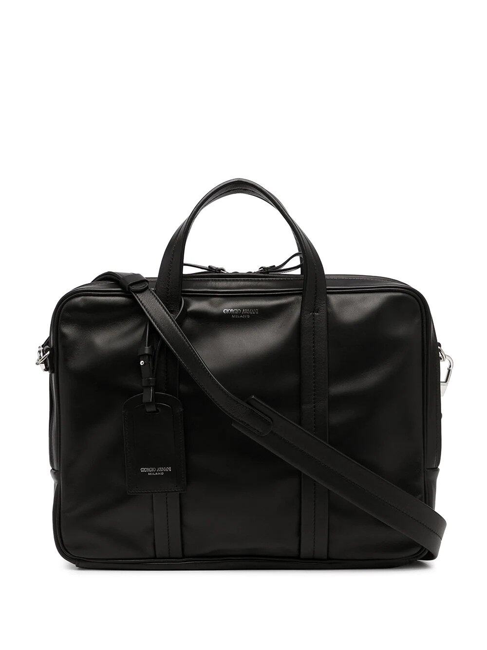 Giorgio Armani leather laptop bag