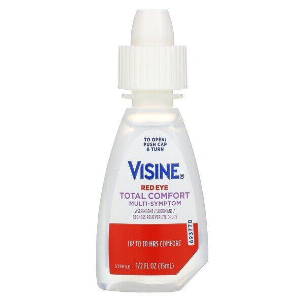Visine, 紅眼，完全舒適多症狀眼藥水